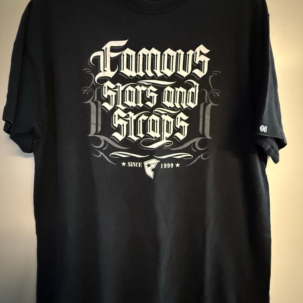 Famous Stars & Straps Black and White Graphic Tee